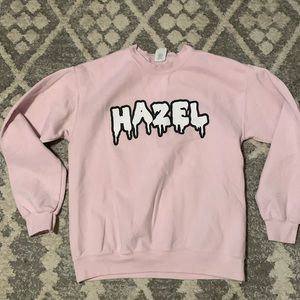 Hazel drip crew neck